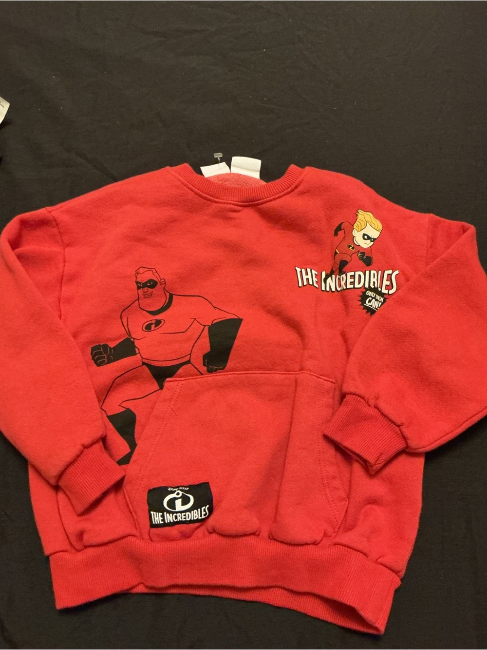 Zara/Disney The Incredibles Red Kids Pullover Sweatshirt